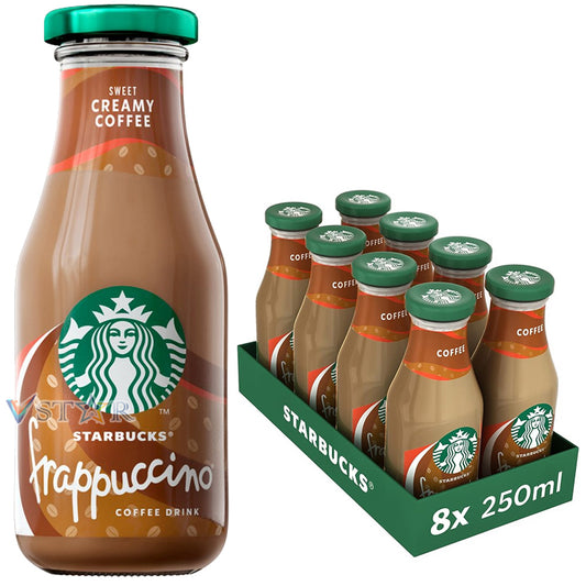 Starbucks Frappuccino Coffee Drink Sweet Creamy Coffee 8 x 250ml