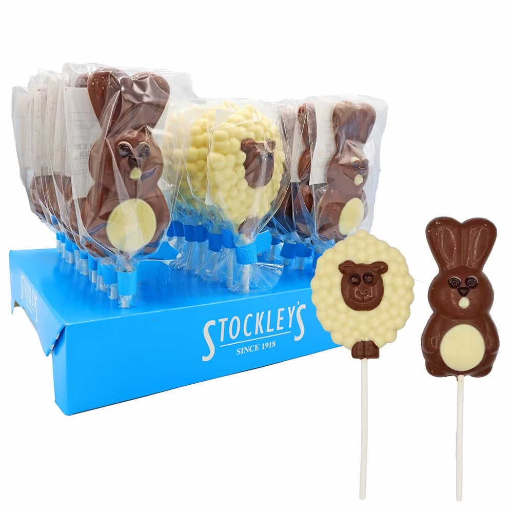 Stockley's Easter Milk Chocolate Lollipops 30g