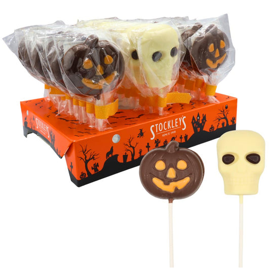 Stockley’s Halloween Milk Chocolate 35g (12 & 27 Lollipops)