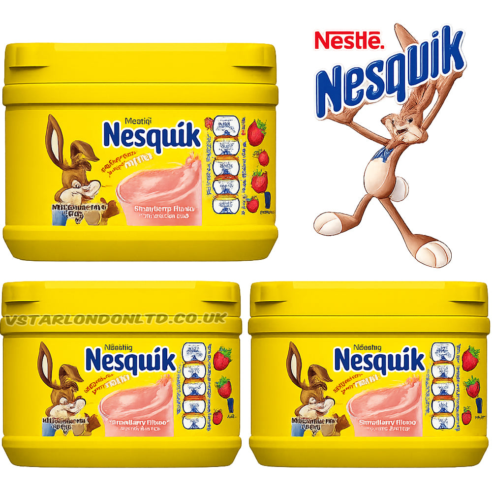 Nestlé Nesquik Milkshake Powder 300g | Chocolate, Strawberry & Banana
