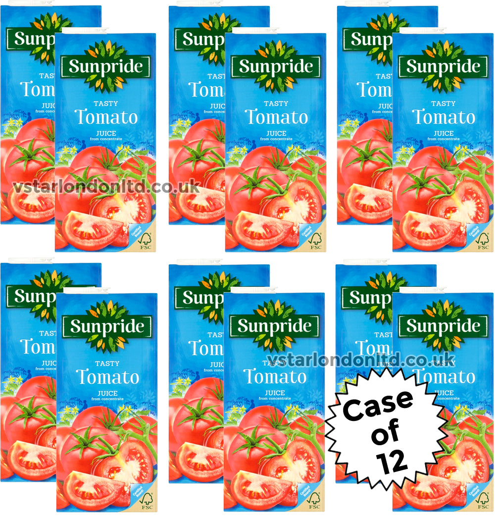 Sunpride Tasty Tomato Juice 1 Litre (Case of 12)