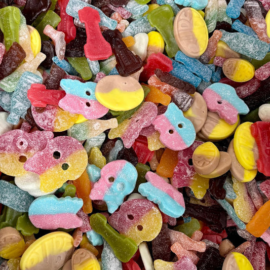 Swedish Sweet Mix Bulk 1kg–5kg – Gummies, Chews & Licorice Sweets