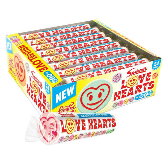 Swizzels Love Heart 24 x 39g Rolls