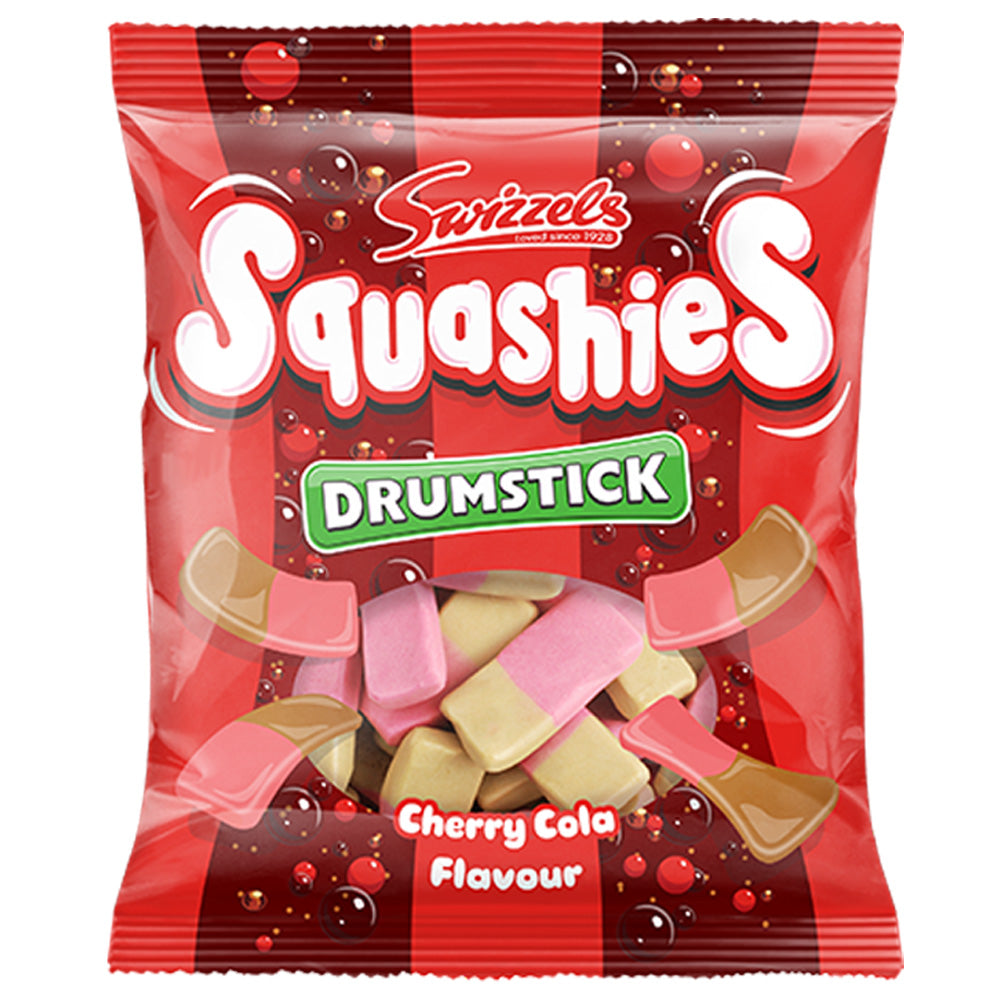 Swizzels Squashies Cherry & Cola 120g PMP (Case of 12 Bags)