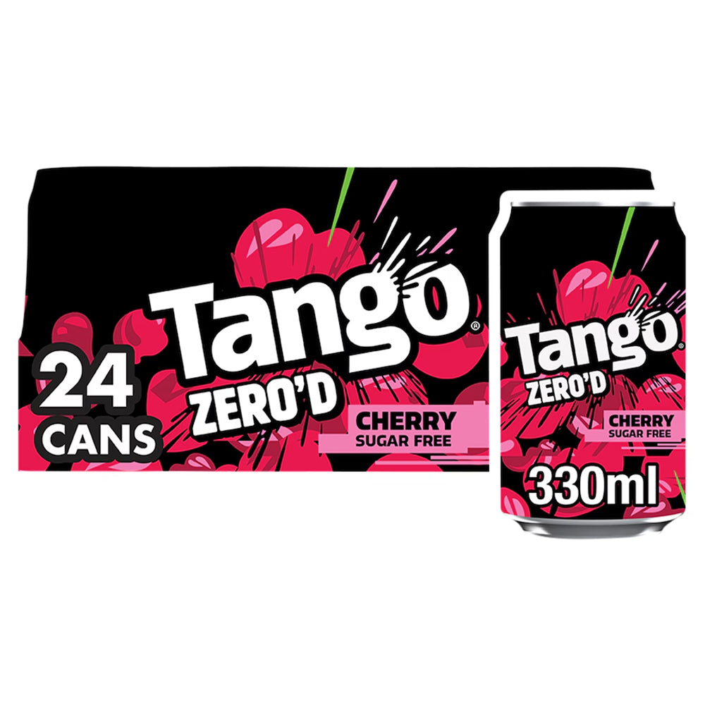Tango Zero'D Cherry Sugar Free 330ml (Case of 24)