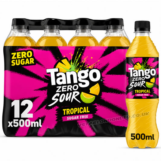 Tango Zero Sour Tropical 12 x 500ml
