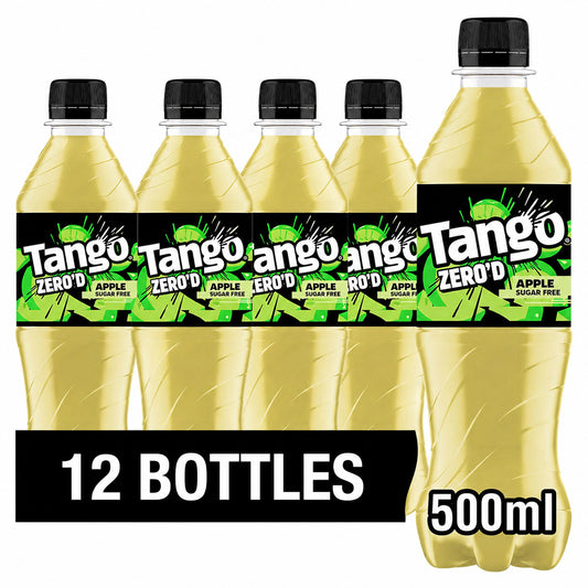 Tango Zero'd Apple Sugar Free PMP Bottle 12 x 500ml