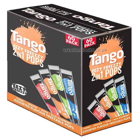 Tango Eezy Freezzy 2-in-1 Ice Pops – 60 Pack (75ml Each)