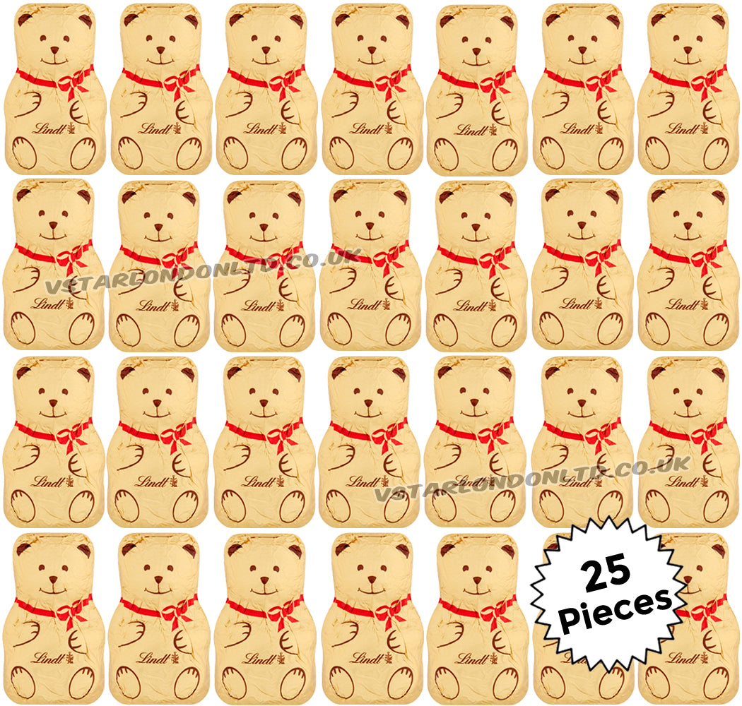 Lindt Teddy Christmas Milk Chocolate 10g (25, 50, 75 & 100 Pieces)
