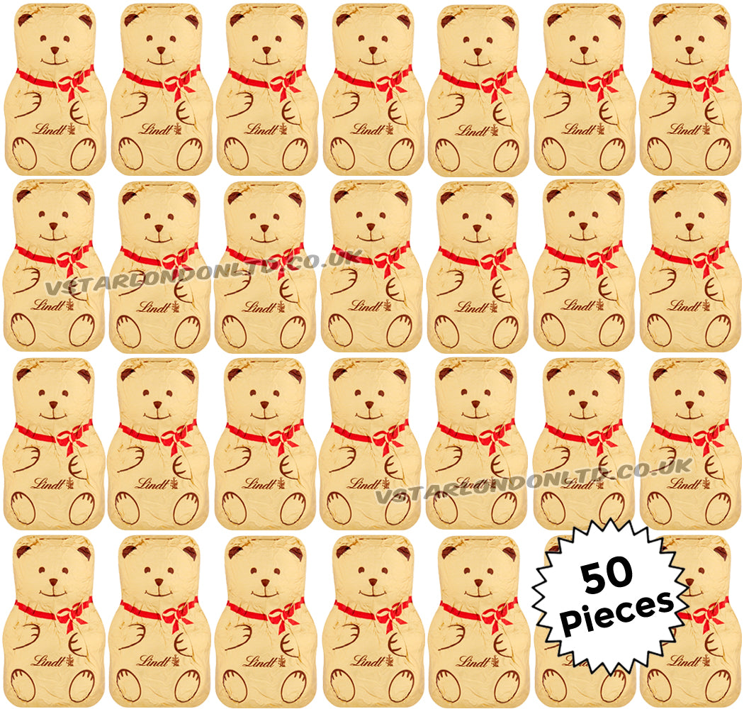 Lindt Teddy Christmas Milk Chocolate 10g (25, 50, 75 & 100 Pieces)