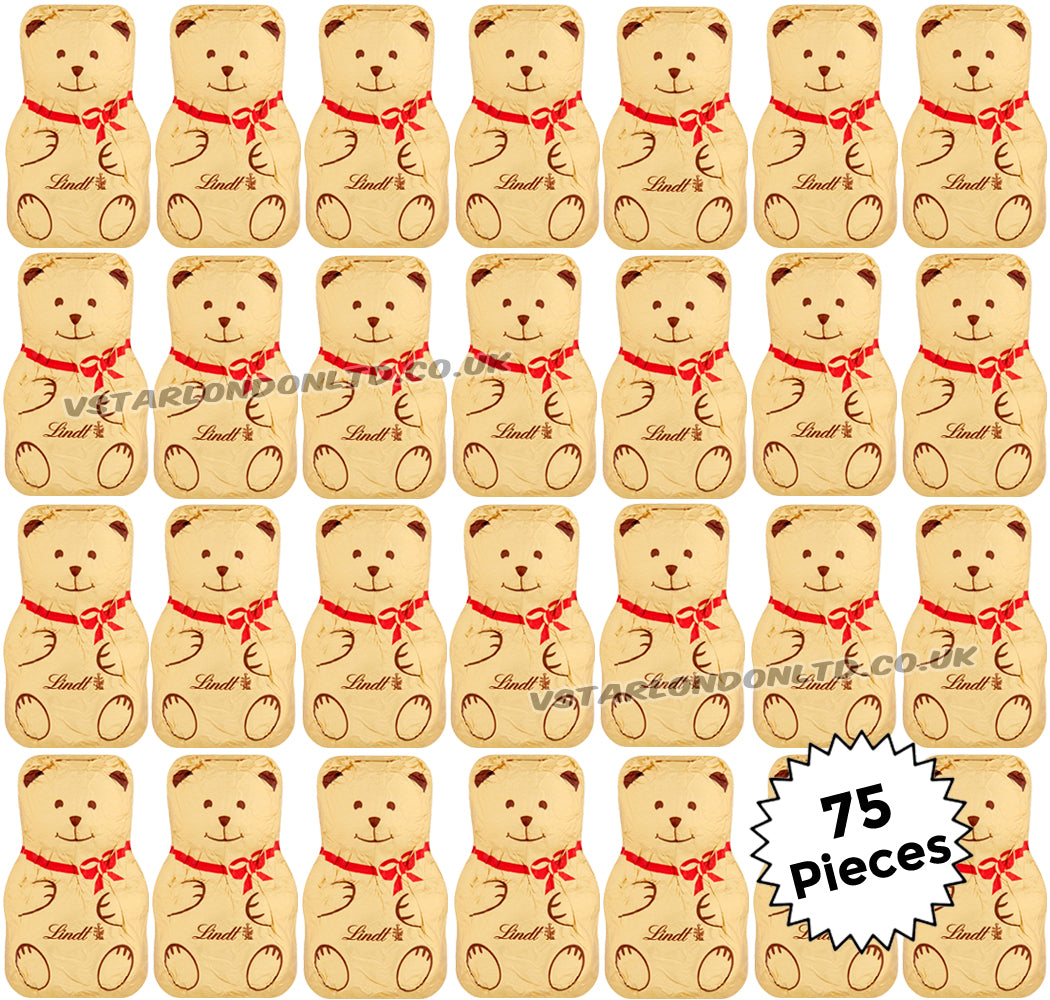 Lindt Teddy Christmas Milk Chocolate 10g (25, 50, 75 & 100 Pieces)