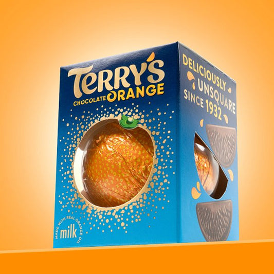 Terry's Chocolate Orange Milk Chocolate Ball 145g with Real Orange Oil – 6 & 12 Boxes