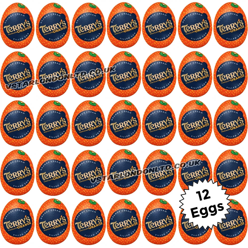 Terry's Chocolate Orange Filled Egg 34g (12, 24 & 48 Eggs)