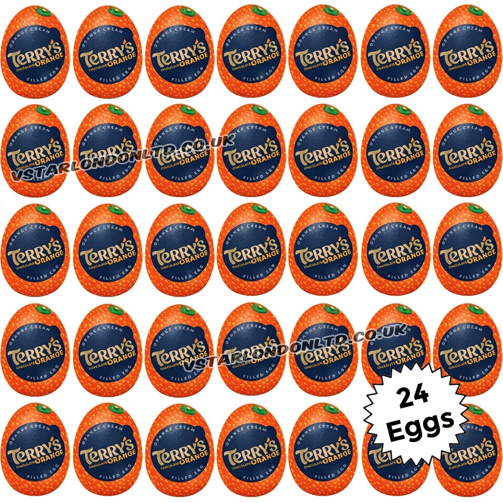 Terry's Chocolate Orange Filled Egg 34g (12, 24 & 48 Eggs)