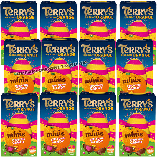 Terry’s Chocolate Orange Exploding Candy Minis Easter Egg 91g (Box of 12)