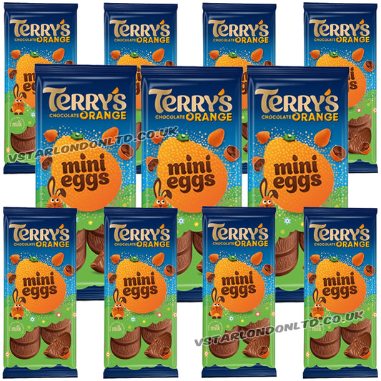 Terry’s Chocolate Orange Milk Chocolate Mini Egg Bar 90g (10 & 20 Bars)