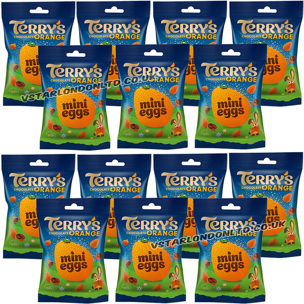 Terry’s Chocolate Orange Mini Eggs Bag 70g (6 & 12 Bags)