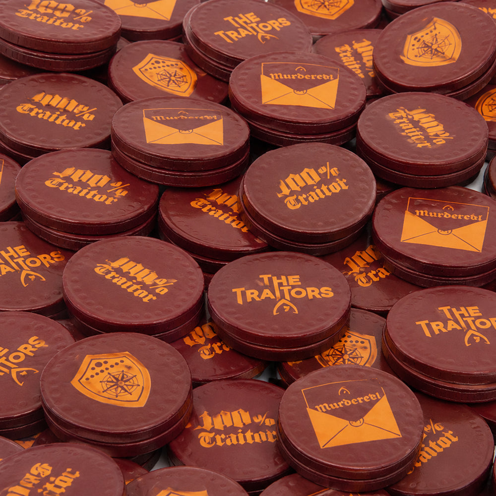 The Traitors Milk Chocolate Coins Net 72g (10, 20 & 42 Nets)