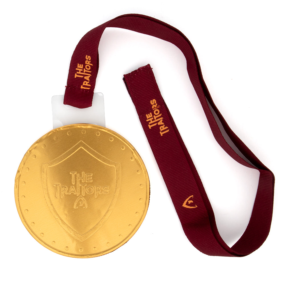 The Traitors Milk Chocolate Shield Medallion 26g (12, 24 & 36 Packs)