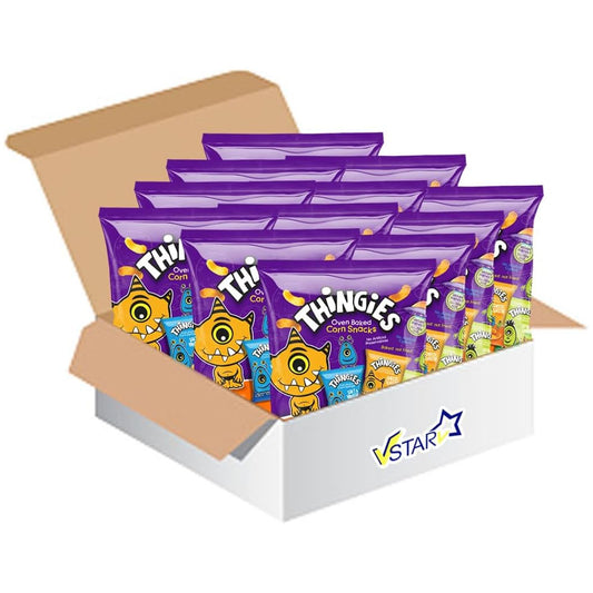 Thingies Oven Baked Corn Snack – 18 Multipacks (9 x 11g Packs)
