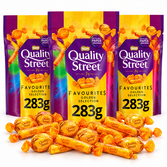 Quality Street Golden Selection Chocolate Bags 3 x 283g