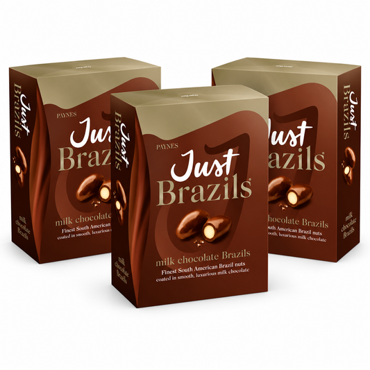 Just Brazils Milk Chocolate Brazils 3 x 150g