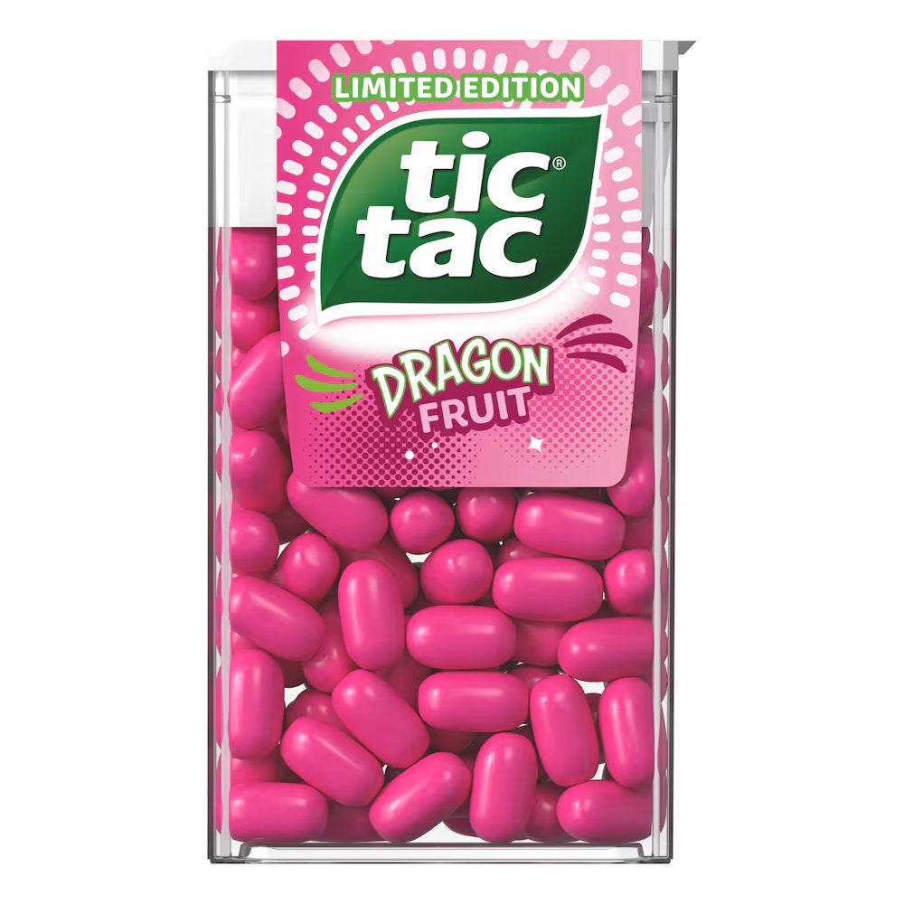 Tic Tac Dragon Fruit Limited Edition Maxi Pack 24 x 18g