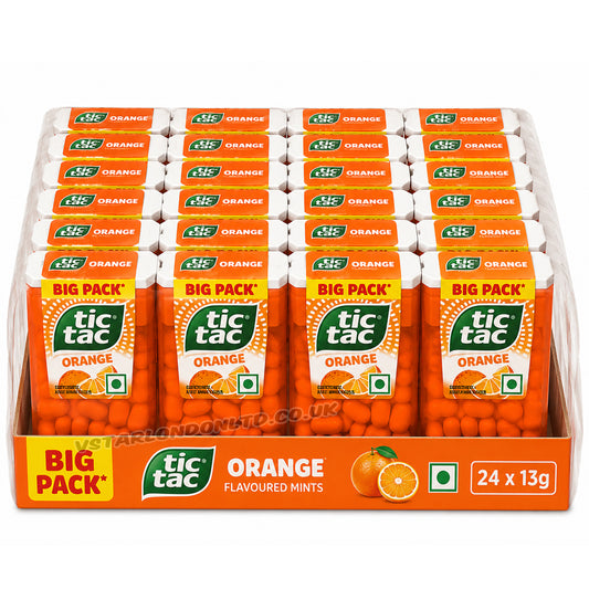 Tic Tac Orange Mints 13g (24 Packs) Refreshing Candy
