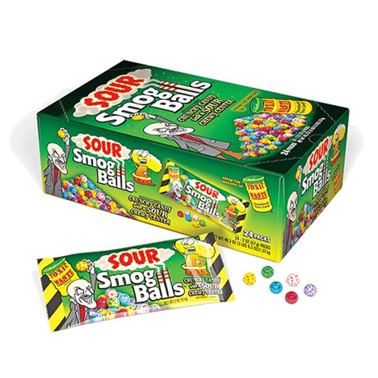 Toxic Waste Smog Balls Bags 24 x 48g – Sour Candy
