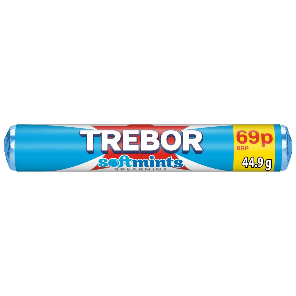 Trebor Softmints Spearmint Roll PMP 44.9g (Box of 40)