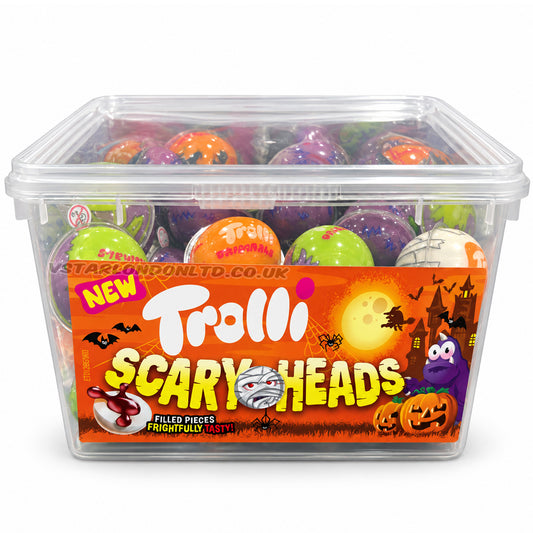 Trolli Scary Heads Sour Gummy Sweets 30 & 60 Pieces