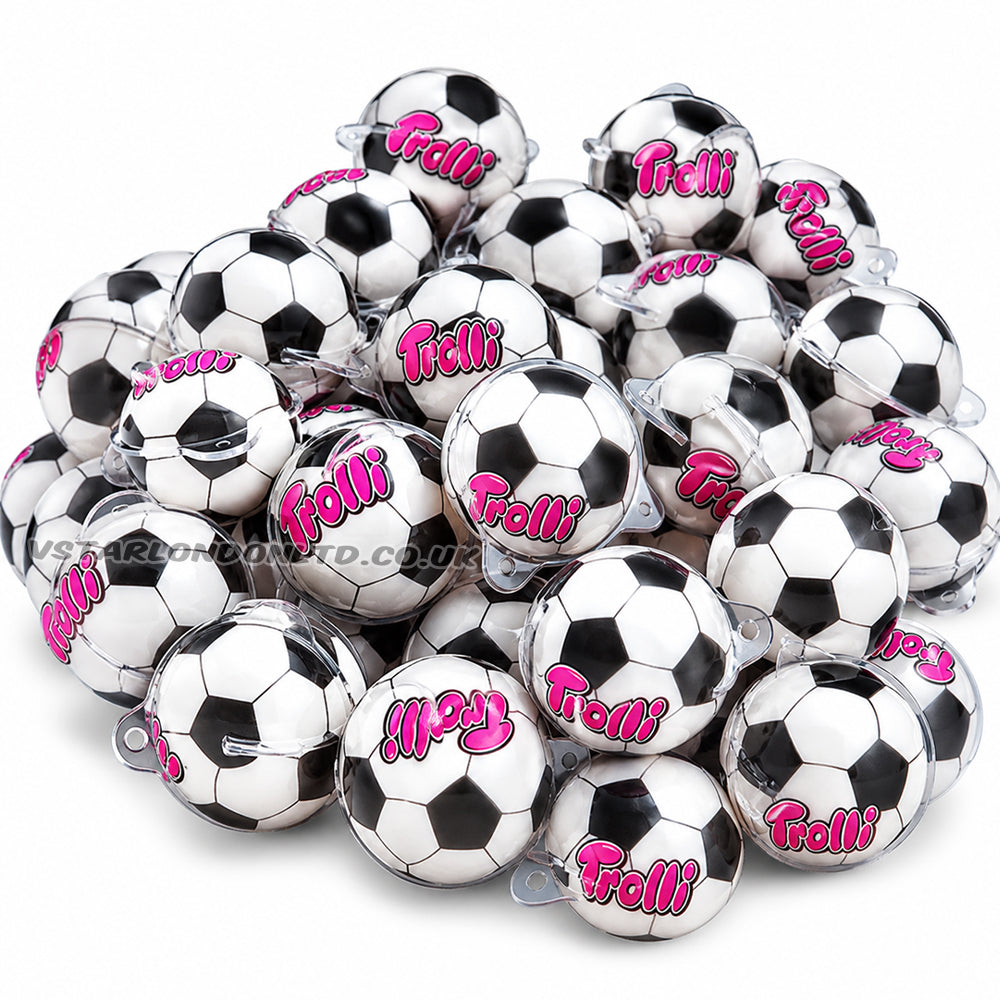 Trolli Super Kick Football 3D Candy Sour Liquid Centre (30 & 60 Pieces)