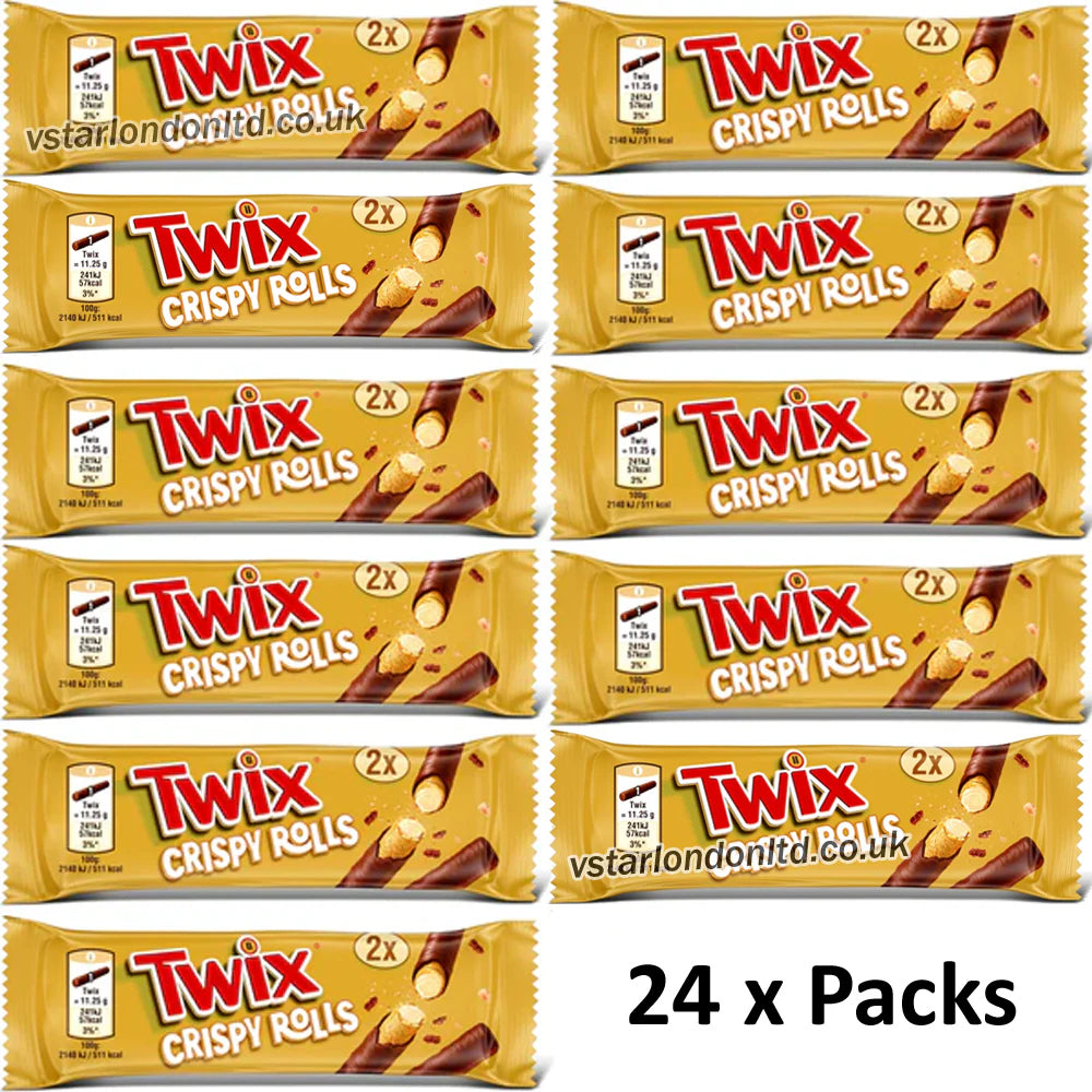Mixed Crispy Rolls – Milky Way, Twix & Bounty (12 & 24 Bars)
