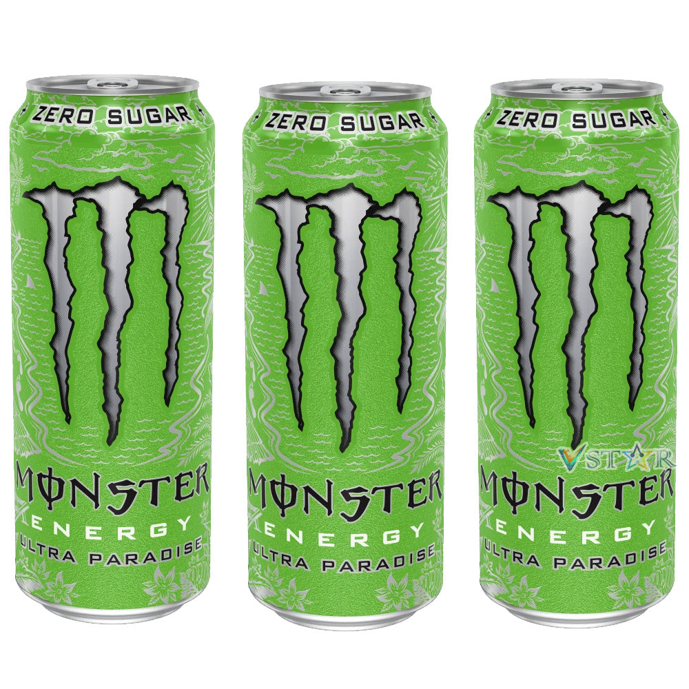 Monster Energy Drink Variety Pack Flavors 3 x 500ml Cans