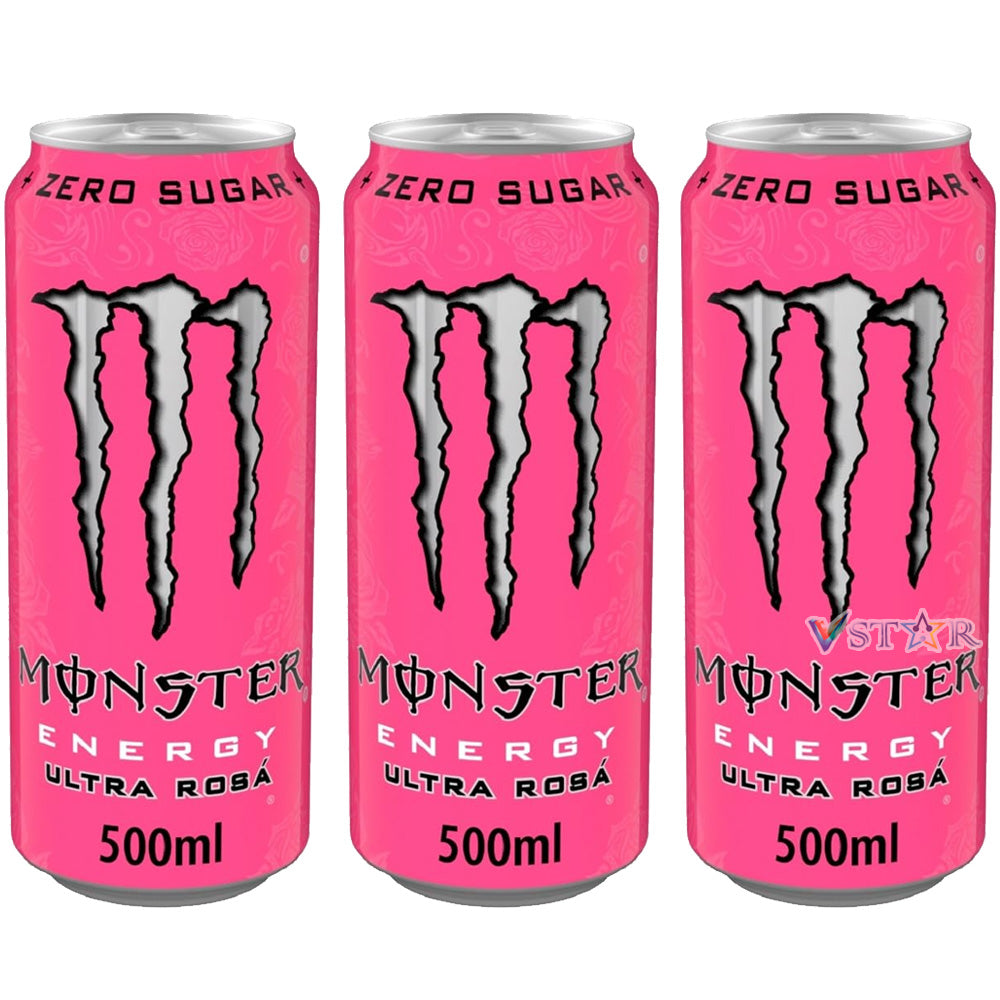 Monster Energy Drink Variety Pack Flavors 3 x 500ml Cans