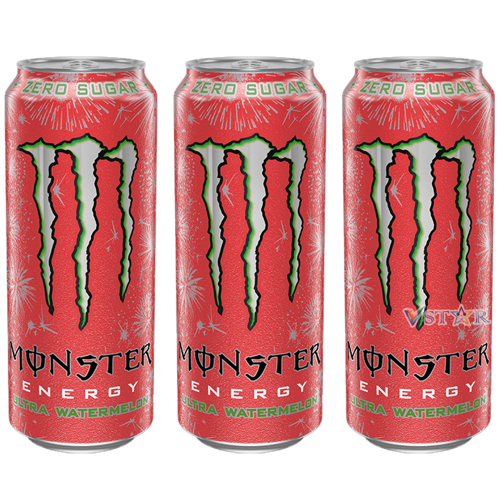 Monster Energy Drink Variety Pack Flavors 3 x 500ml Cans