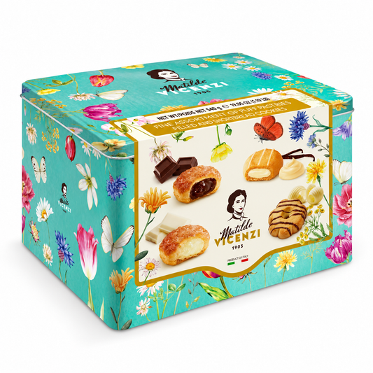 Vicenzi Italian Biscuit Assortment Gift Tin 907g – Assorted Italian Pastries