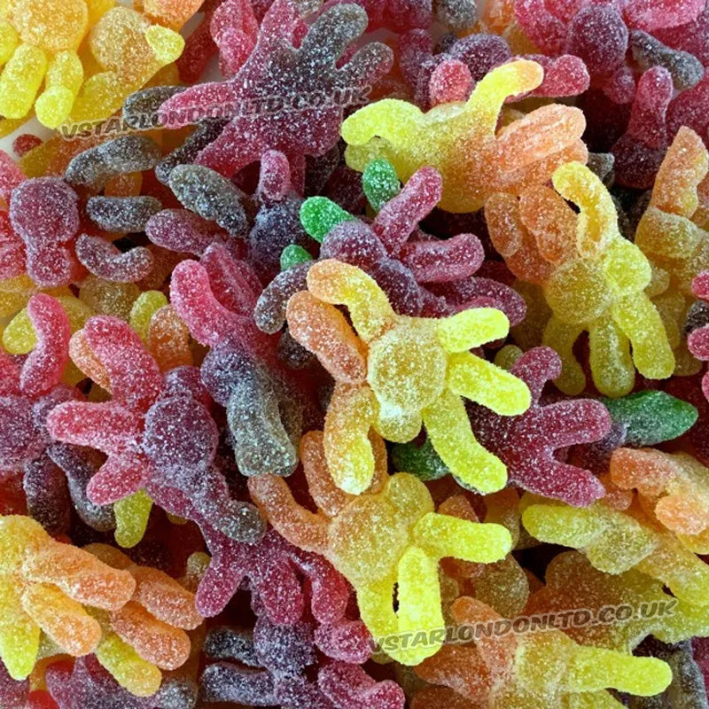 Vidal Sour Spiders – Fizzy Fruit Flavour Halloween Jelly Sweets (1kg – 5kg)