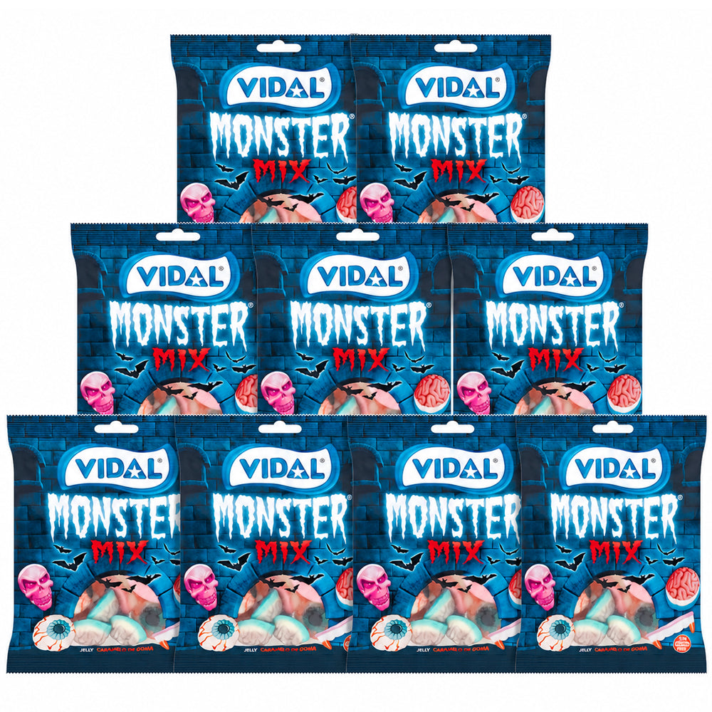 Vidal Monster Mix Jelly Sweets 150g (10 & 20 Bags)