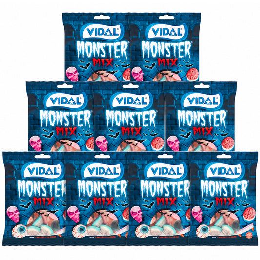 Vidal Monster Mix Jelly Sweets 150g (10 & 20 Bags)