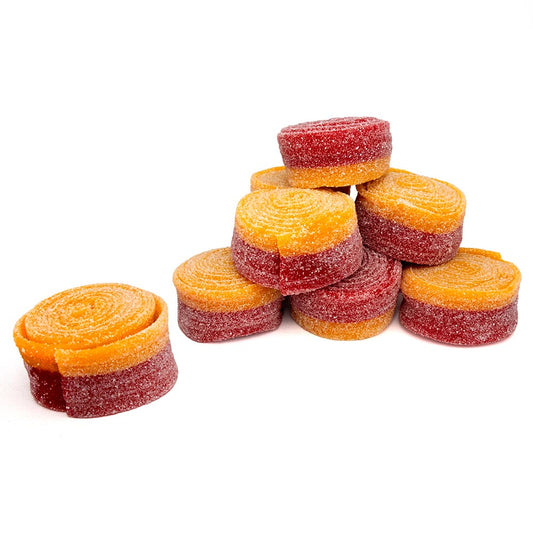 Vidal Strawberry & Lemon Candy Belts (1kg–3kg) Sour Sugar Jelly Strips