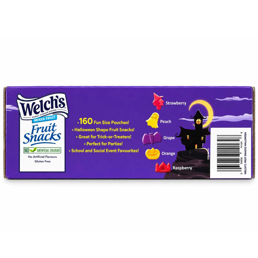 Welch's Fruit Snacks Halloween 160 Pouches (2.24kg)