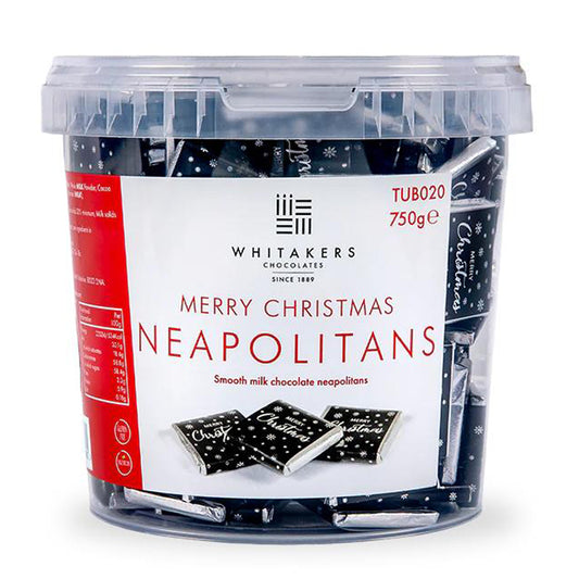 Milk Chocolate ‘Merry Christmas’ Neapolitans 750g (Approx. 150 Pieces)