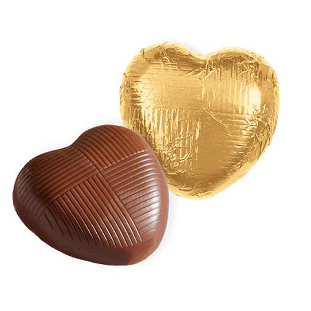 Whitakers Mixed Foil Wrapped Milk Chocolate Hearts (0.5kg - 2kg)