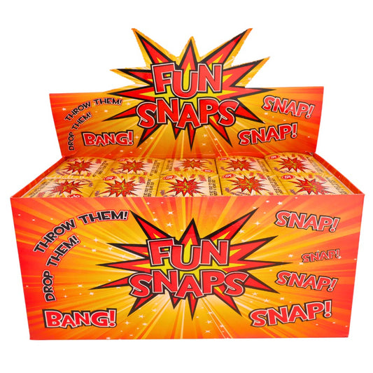 Wizz Toys Fun Snaps Crackers 50 Boxes – Loud Novelty Throw Snaps