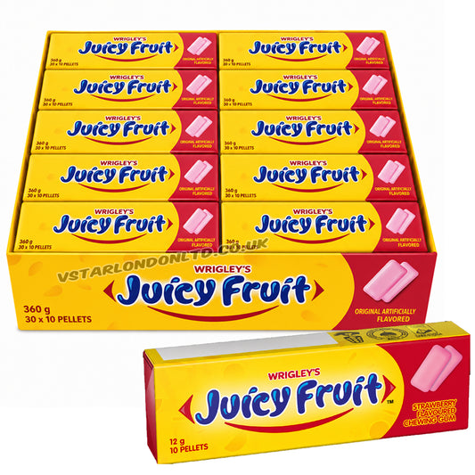 Wrigley’s Juicy Fruit Strawberry Gum 360g (30 x 10 Pellets)