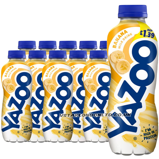 Yazoo Banana Milk Drink 400ml PMP (Case of 10)