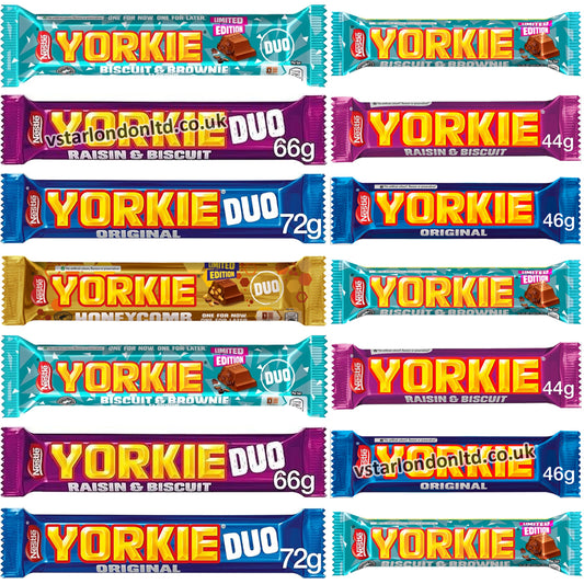 Yorkie Chocolate Bars – Mixed Selection (12 & 24 Bars)