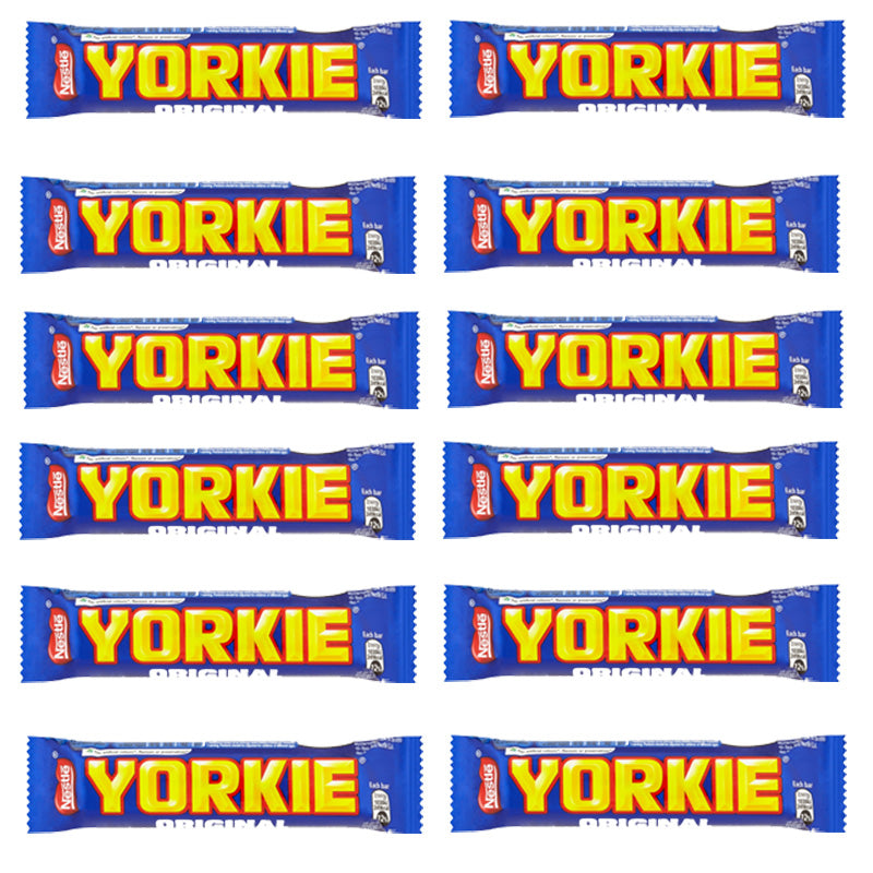 Yorkie Original Milk Chocolate Bar 46g Solid Chocolate (12 & 24 Bars)