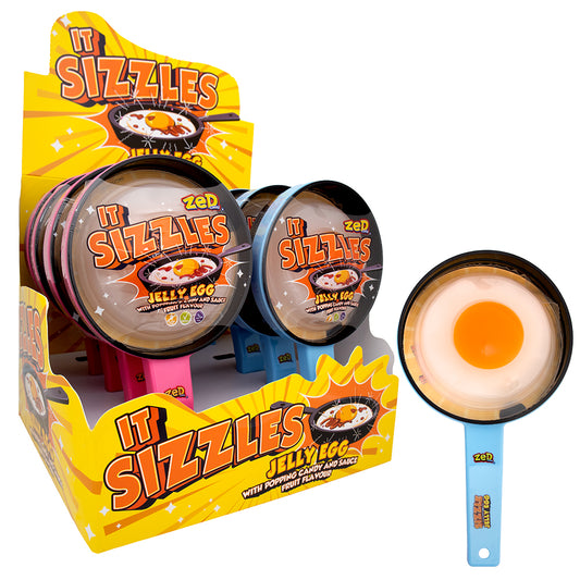 Zed Candy It Sizzles Jelly Egg 75g (Box of 10)